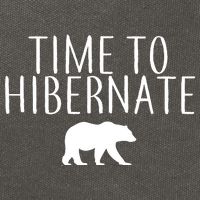 Time To Hibernate Cotton Canvas Backpack