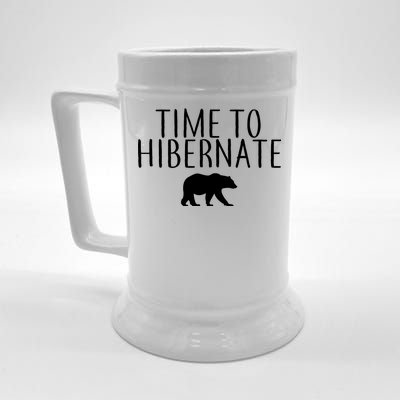 Time To Hibernate Beer Stein