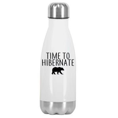 Time To Hibernate Stainless Steel Insulated Water Bottle