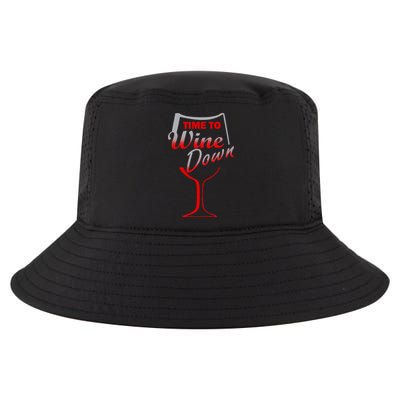 Time To Wine Down Cool Comfort Performance Bucket Hat