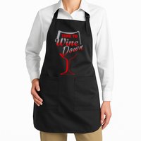 Time To Wine Down Apron