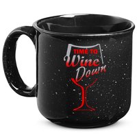 Time To Wine Down 15oz Campfire Ceramic Mug