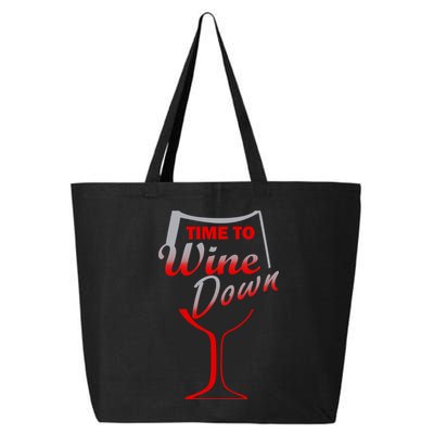 Time To Wine Down 25L Jumbo Tote