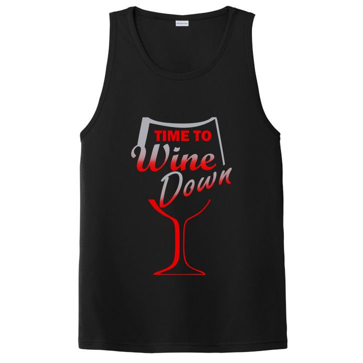Time To Wine Down PosiCharge Competitor Tank