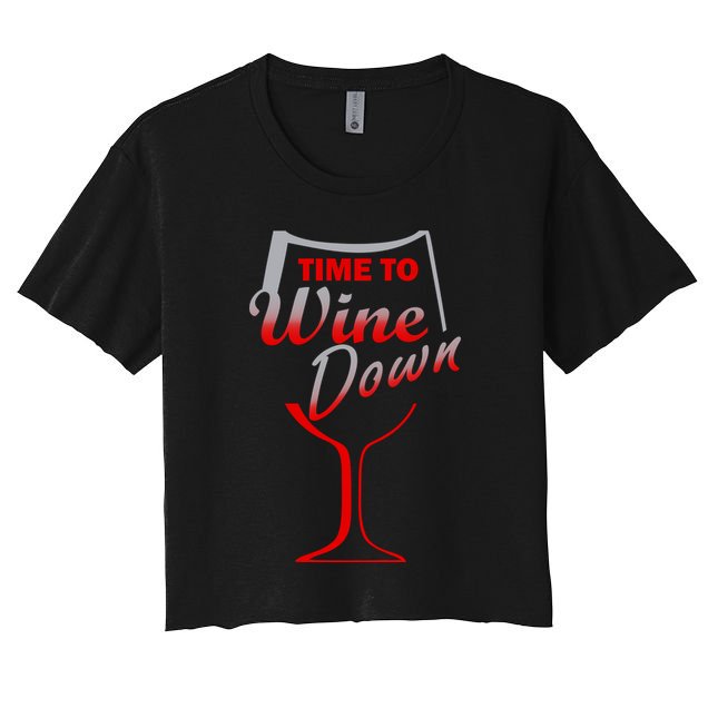 Time To Wine Down Crop Top