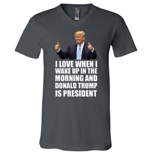 Donald Trump Is My President V-Neck T-Shirt