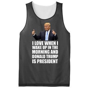 Donald Trump Is My President Mesh Reversible Basketball Jersey Tank