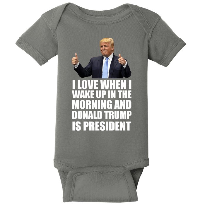 Donald Trump Is My President Baby Bodysuit