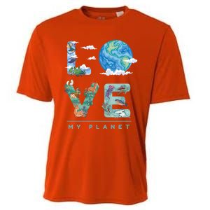 There Is No Planet B Gift Love My Planet Gift Cooling Performance Crew T-Shirt