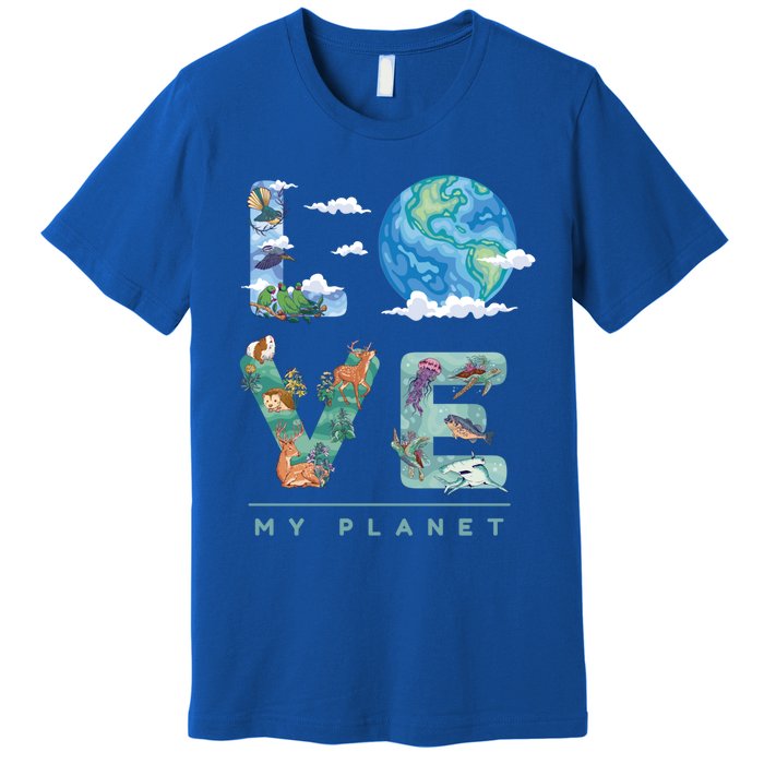 There Is No Planet B Gift Love My Planet Gift Premium T-Shirt