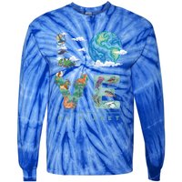 There Is No Planet B Gift Love My Planet Gift Tie-Dye Long Sleeve Shirt