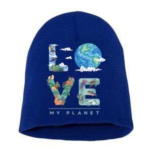 There Is No Planet B Gift Love My Planet Gift Short Acrylic Beanie