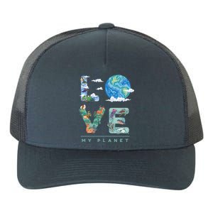 There Is No Planet B Gift Love My Planet Gift Yupoong Adult 5-Panel Trucker Hat