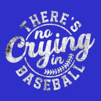 There Is No Crying In Baseball Funny Game Day Baseball Gift Zip Tote Bag