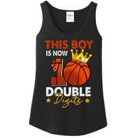 This  Is Now 10 Double Digits Basketball 10th Birthday Ladies Essential Tank