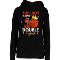 This  Is Now 10 Double Digits Basketball 10th Birthday Womens Funnel Neck Pullover Hood