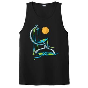 There Is No Planet B Funny Gift Melting Globus Cool Gift PosiCharge Competitor Tank