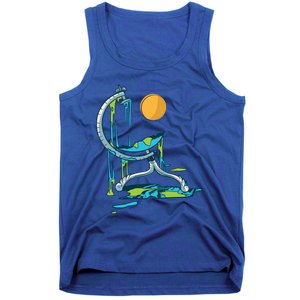 There Is No Planet B Funny Gift Melting Globus Cool Gift Tank Top