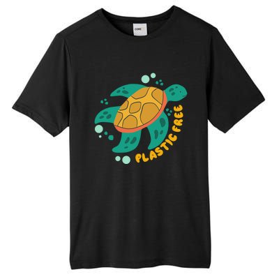 There Is No Planet B Gift Turtle Gift Save The Ocean Gift Tall Fusion ChromaSoft Performance T-Shirt