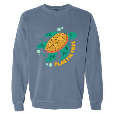 There Is No Planet B Gift Turtle Gift Save The Ocean Gift Garment-Dyed Sweatshirt