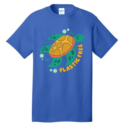 There Is No Planet B Gift Turtle Gift Save The Ocean Gift Tall T-Shirt