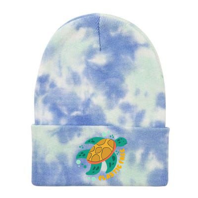 There Is No Planet B Gift Turtle Gift Save The Ocean Gift Tie Dye 12in Knit Beanie