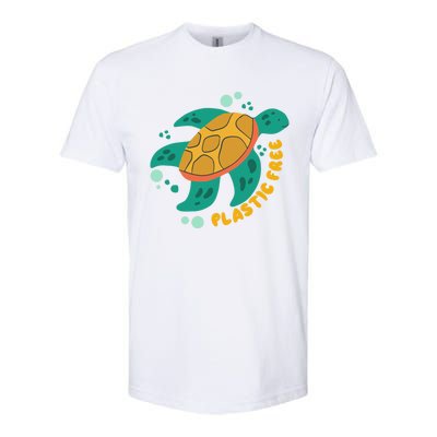 There Is No Planet B Gift Turtle Gift Save The Ocean Gift Softstyle CVC T-Shirt