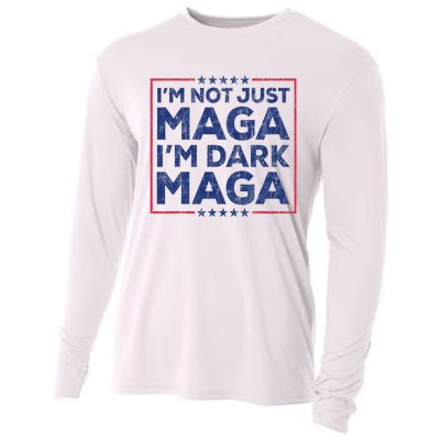 Trump IM Not Just Maga IM Dark Maga Yard Sign Trump 2024 Cooling Performance Long Sleeve Crew