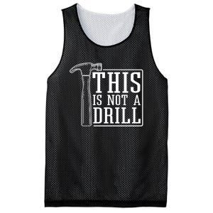 This Is Not A Drill Mesh Reversible Basketball Jersey Tank