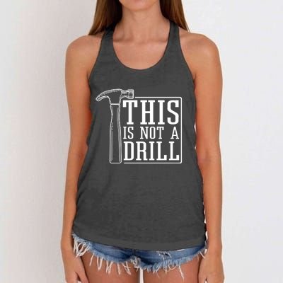 This Is Not A Drill Women's Knotted Racerback Tank