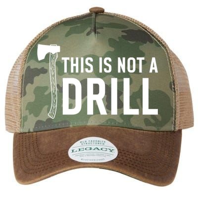 This Is Not A Drill Novelty Tools Great Gift Legacy Tie Dye Trucker Hat