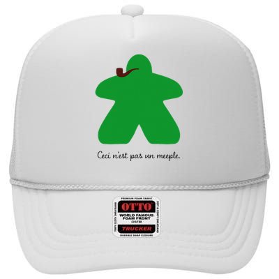 This Is Not a Meeple High Crown Mesh Back Trucker Hat