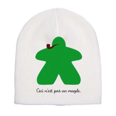 This Is Not a Meeple Short Acrylic Beanie