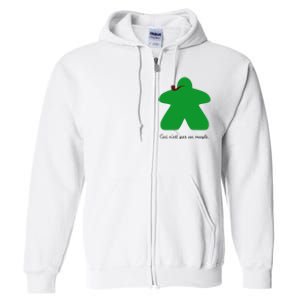 This Is Not a Meeple Full Zip Hoodie