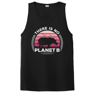 There Is No Planet B Save The Rhino Celebrate Earth Day PosiCharge Competitor Tank