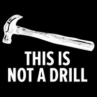 This Is Not A Drill Gift Funny Carpenter Gift Cooling Performance Crew T-Shirt