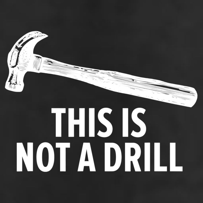This Is Not A Drill Gift Funny Carpenter Gift Adult Drive Performance Visor