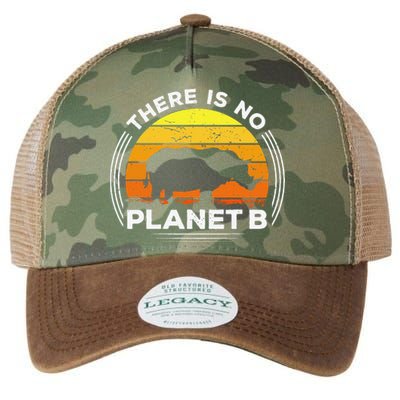 There Is No Planet B Save The Rhino Earth Day Legacy Tie Dye Trucker Hat