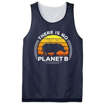 There Is No Planet B Save The Rhino Earth Day Mesh Reversible Basketball Jersey Tank