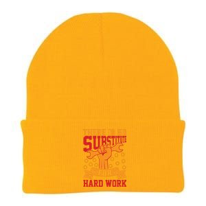 There Is No Surstitute For Hard Work Labor Day Gift Knit Cap Winter Beanie