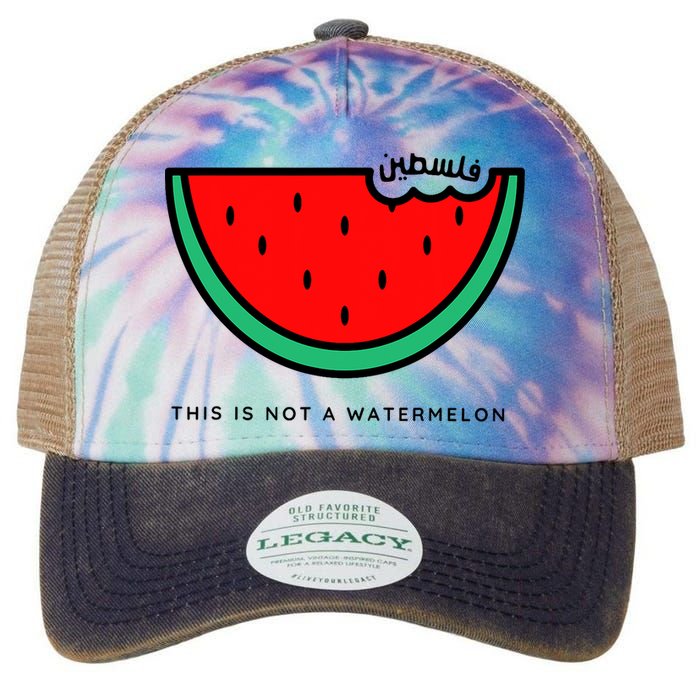 This Is Not A Watermelon Palestine Collection Legacy Tie Dye Trucker Hat