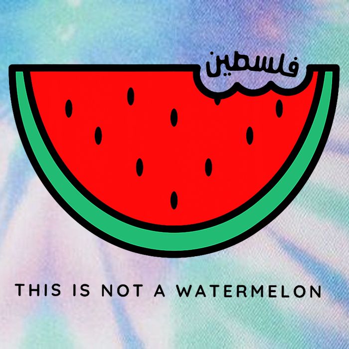 This Is Not A Watermelon Palestine Collection Legacy Tie Dye Trucker Hat
