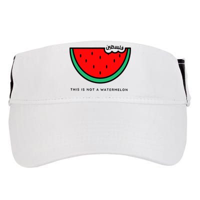 This Is Not A Watermelon Palestine Collection Adult Drive Performance Visor