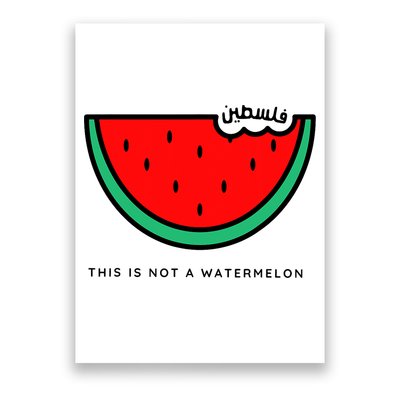This Is Not A Watermelon Palestine Collection Poster