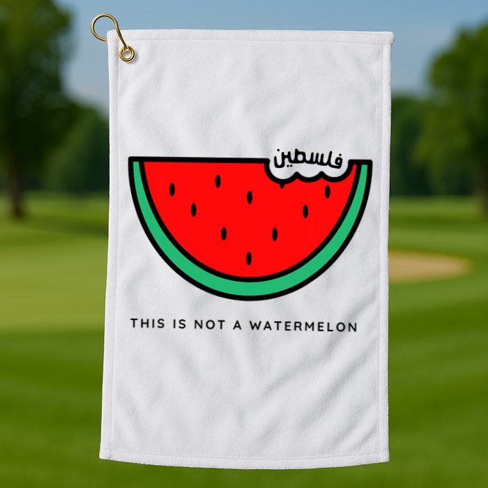 This Is Not A Watermelon Palestine Collection Golf Towel