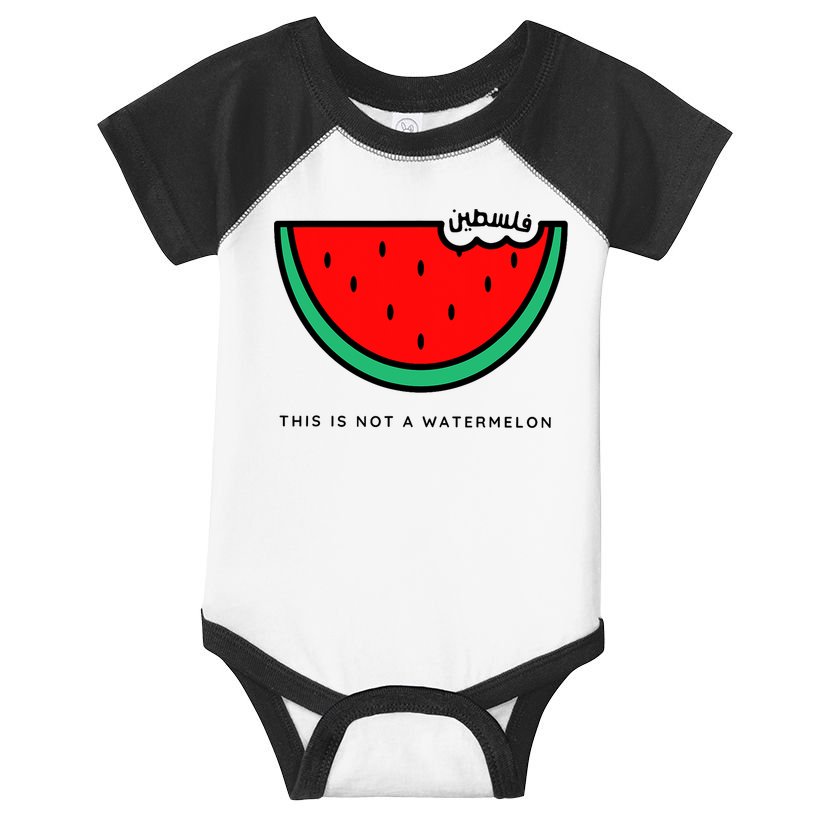 This Is Not A Watermelon Palestine Collection Infant Baby Jersey Bodysuit