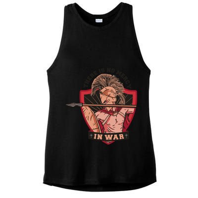There Is No Mercy In War Ladies PosiCharge Tri-Blend Wicking Tank