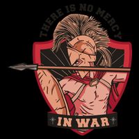 There Is No Mercy In War 16 in Basic Backpack