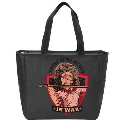 There Is No Mercy In War Zip Tote Bag