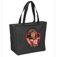 There Is No Mercy In War Zip Tote Bag
